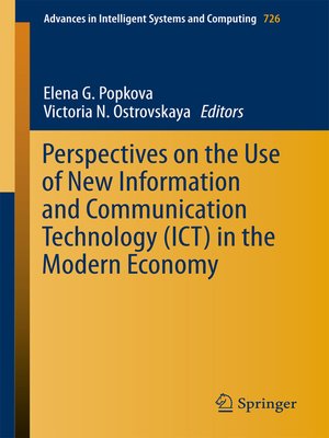 cover image of Perspectives on the Use of New Information and Communication Technology (ICT) in the Modern Economy